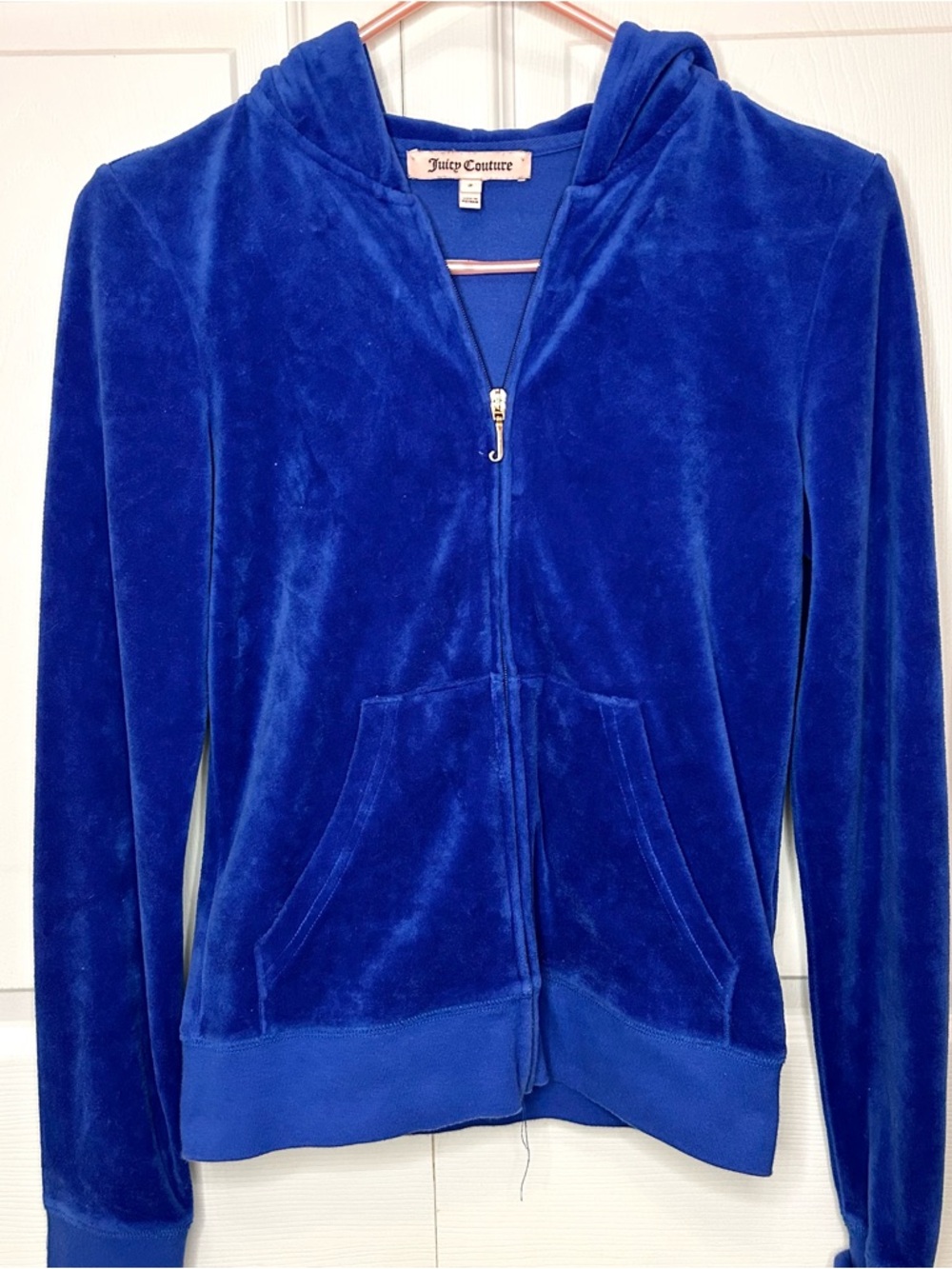 Y2K 2000’s Mcbling Royal blue Juicy couture rhinestone track jacket 💙